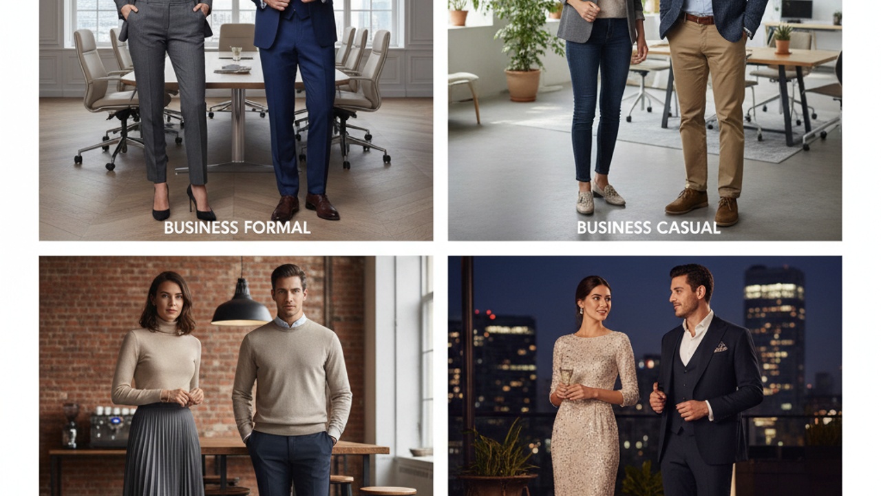 Demystifying Professional Dress Code What to Wear for Every Business Occasion illustration