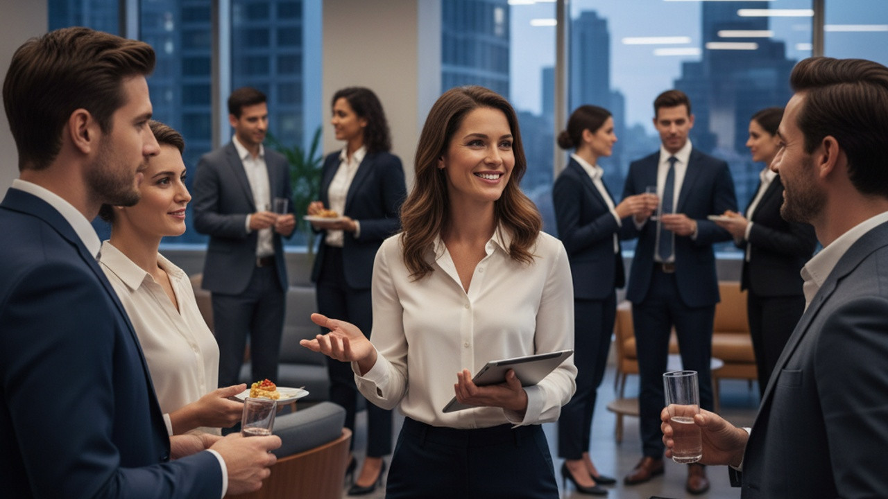 Elevate Your Career Practical Business Etiquette Tips for Every Professional. illustration