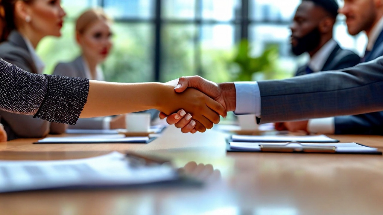 Jak Się Zachować na Spotkaniu Biznesowym Aby Zrobić Doskonałe Pierwsze Wrażenie illustration