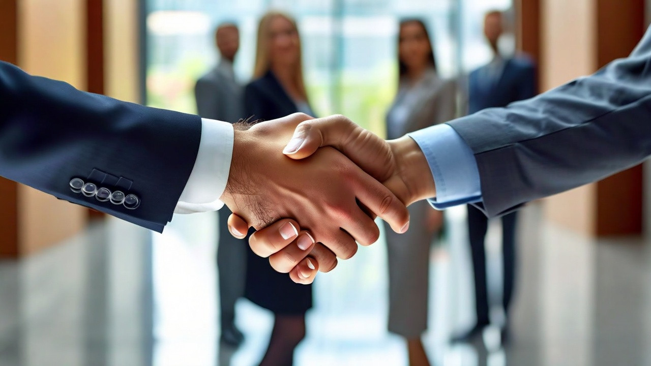 Kto Pierwszy Podaje Rękę w Biznesie Według Zasad Savoir Vivre illustration