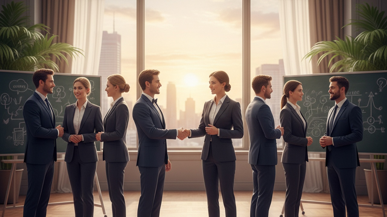 Transform Your Presence The Indispensable Value of Szkolenia Savoir-Vivre for Leaders illustration
