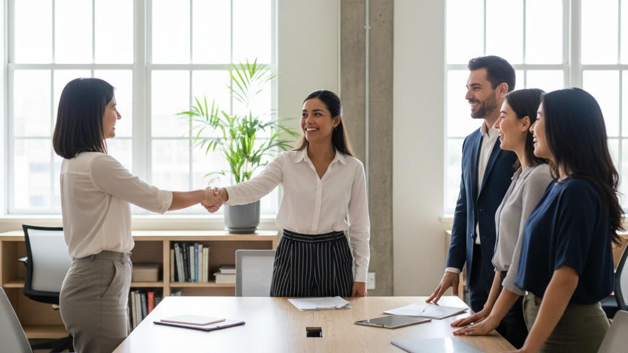 Jak Skutecznie Się Przedstawić w Pracy Zbuduj Silny Wizerunek od Pierwszego Dnia illustration