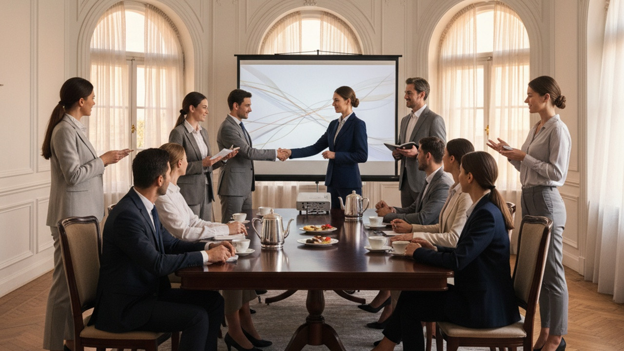 Jak Szkolenie Etykieta Biznesowa Dla Pracowników Wpływa Na Wizerunek Firmy illustration