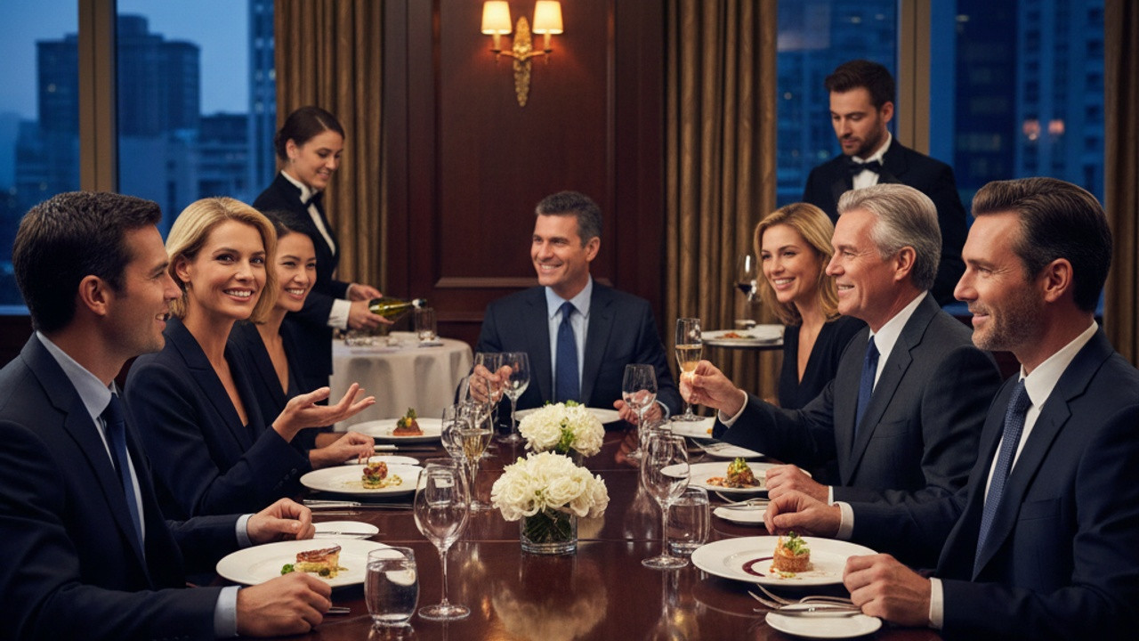 Jak Zachować Się Na Kolacji Biznesowej: 7 Kluczowych Wskazówek illustration