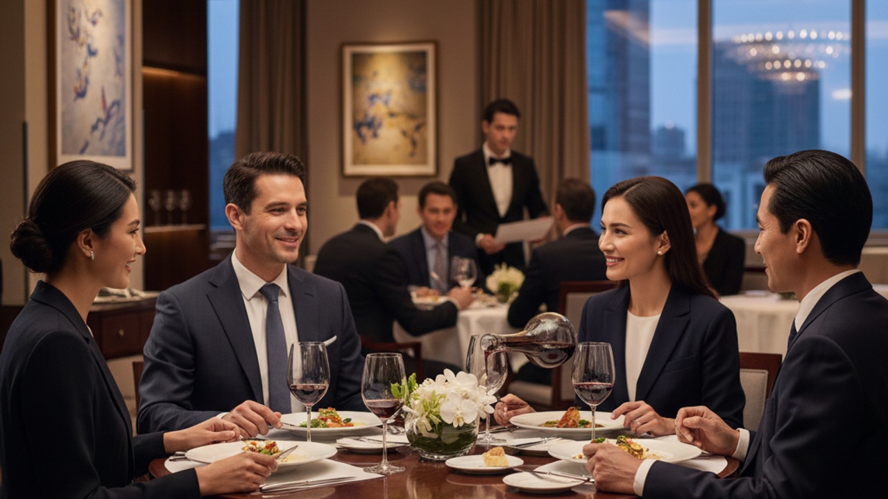 Jak Zachować Się Na Kolacji Biznesowej: Praktyczne Wskazówki i Etikieta illustration