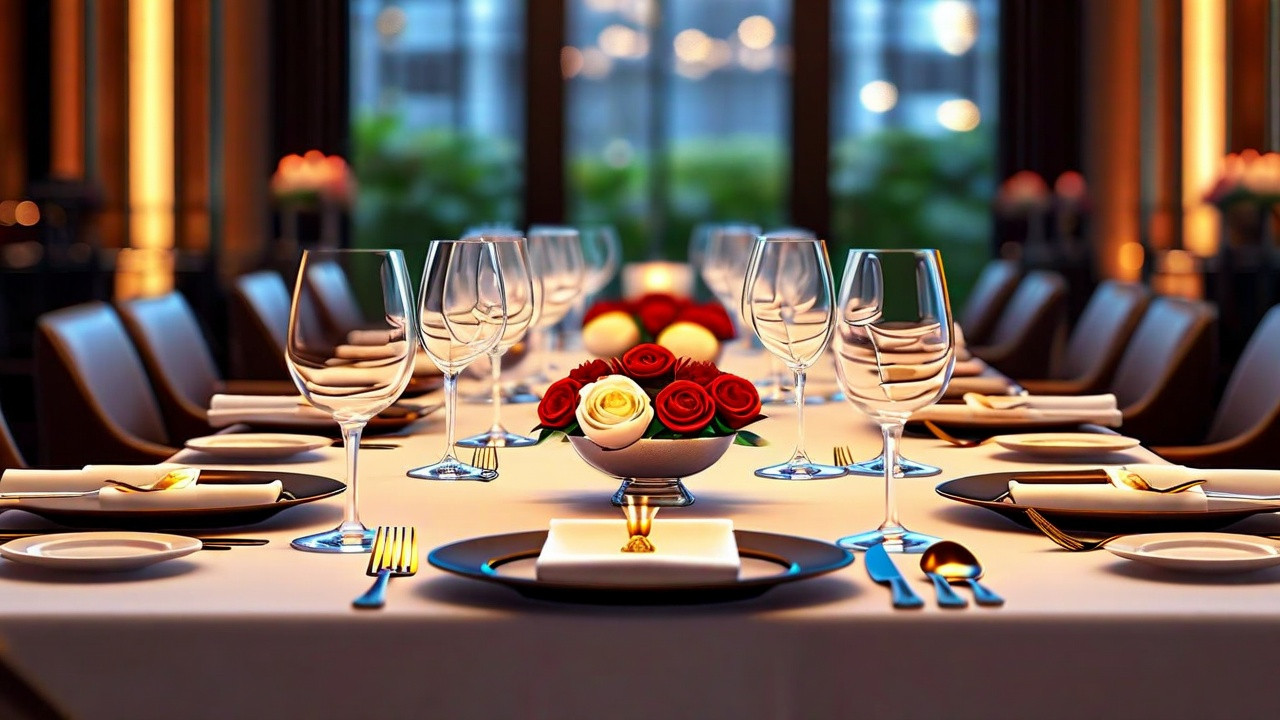 Jak Zachować Się na Kolacji Biznesowej – Przewodnik po Etykiecie i Dobrych Manierach illustration